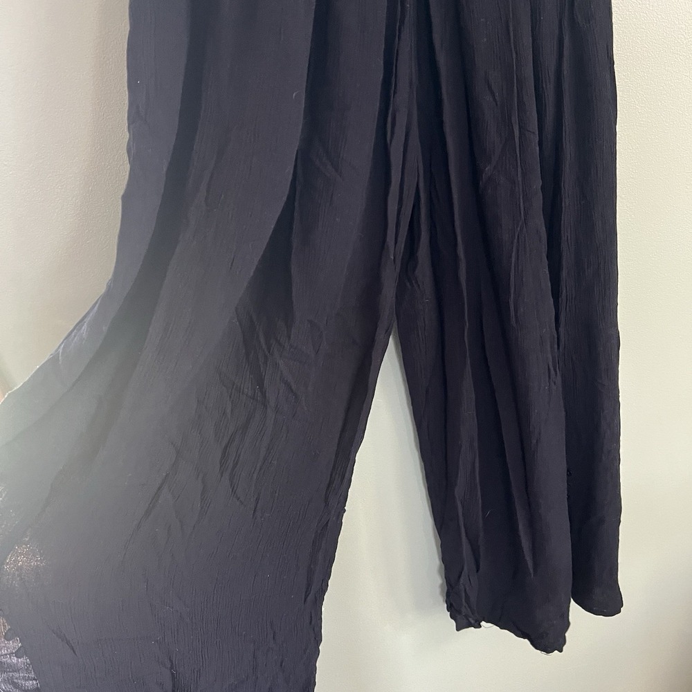 Free People Amalfi One Piece Wide Leg Embroidered Jumpsuit Size 2 - Picture 4 of 7